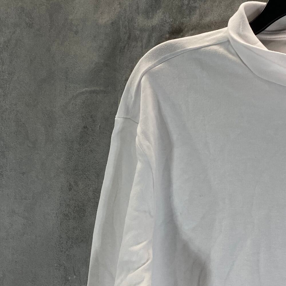 CLUB ROOM Men's White Solid Mock-Neck Long-Sleeve Pullover Shirt SZ XL - Picture 3 of 9